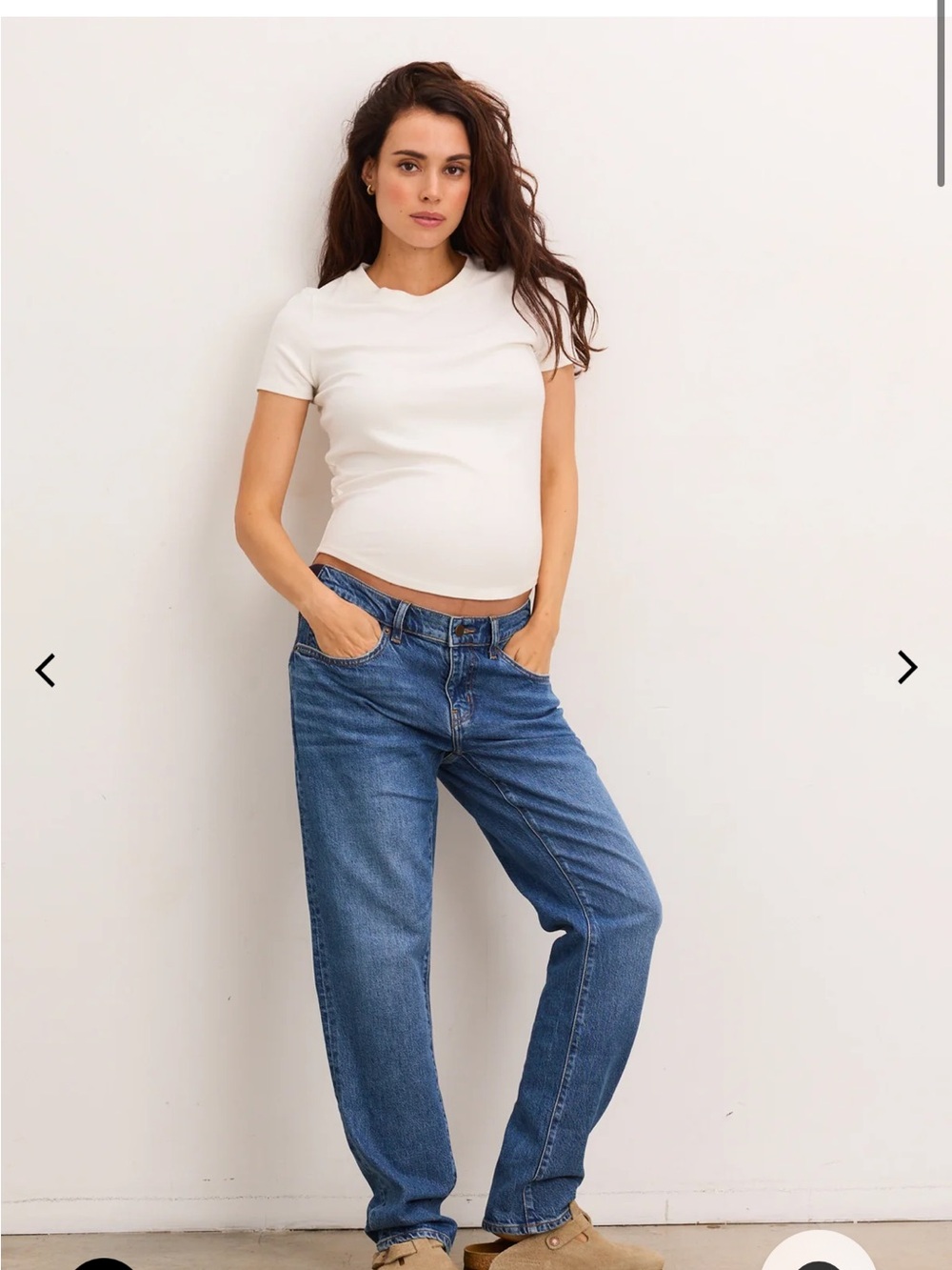 Hatch Boyfriend Maternity Jean - True Indigo NWOT size 26